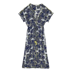 Women Maxi Dress Hidden Fishes - Vilebrequin X Poupette St Barth