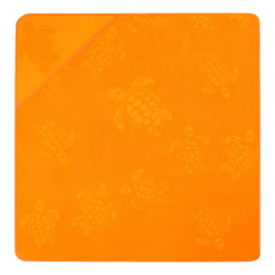 Vilebrequin Baby Beach Towel Turtle Jacquard Solid