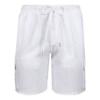 Vilebrequin Men Cargo Linen Bermuda Shorts Solid 2 Vilebrequin Men Cargo Linen Bermuda Shorts Solid -Outdoor Beach & Swimwear BAIP613P 010 front 3920x3920 1