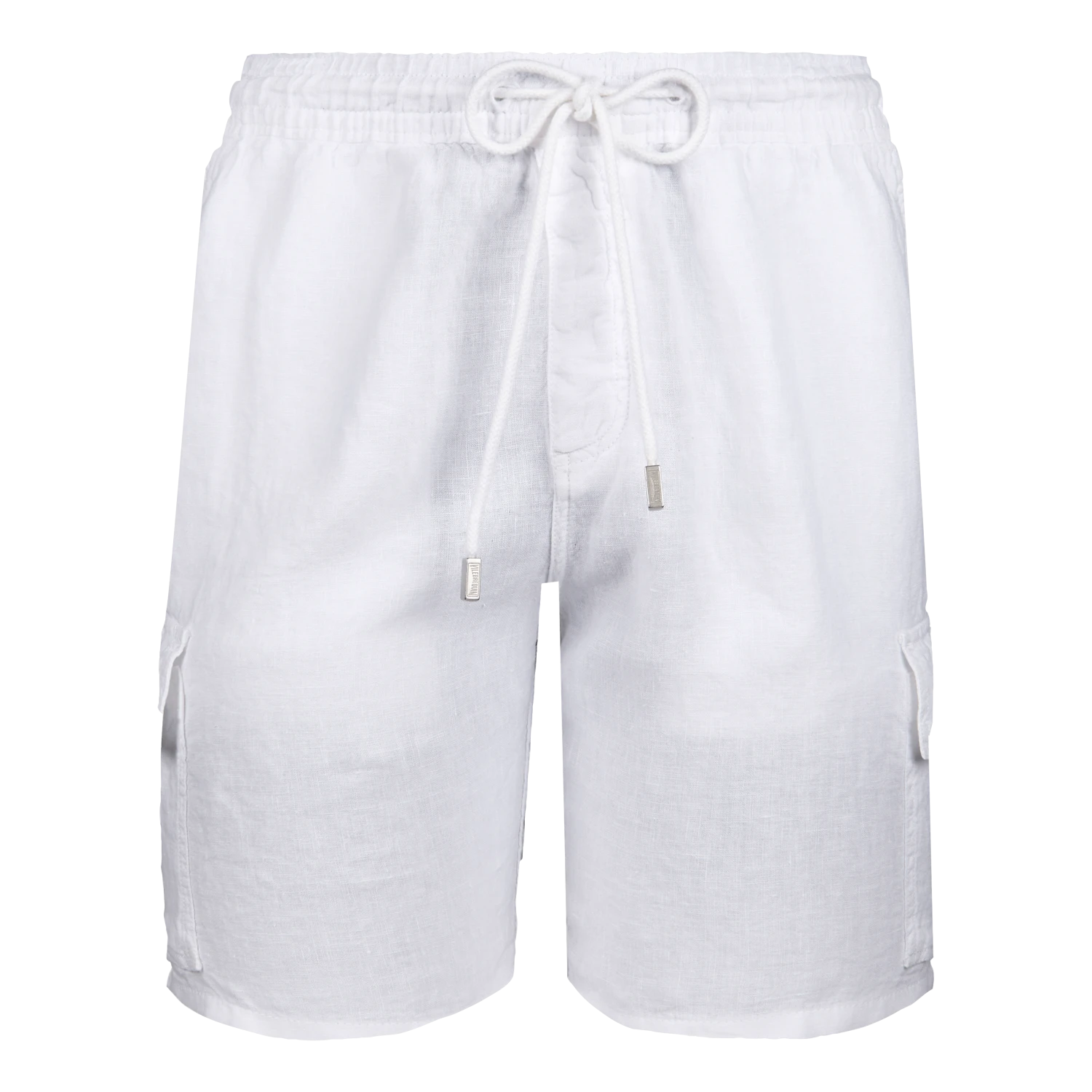 Vilebrequin Men Cargo Linen Bermuda Shorts Solid 3 Vilebrequin Men Cargo Linen Bermuda Shorts Solid