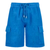 Vilebrequin Men Linen Bermuda Shorts Cargo Pockets -Outdoor Beach & Swimwear BAIU3U01 367 front 3920x3920 1