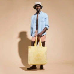 Vilebrequin Linen Turtle Unisex Tote Bag Mineral Dye -Outdoor Beach & Swimwear BBLH3104 122 supp1 3920x3920 1