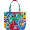 Tote Bag Faces In Places - Vilebrequin X Kenny Scharf -Outdoor Beach & Swimwear BLIH2161 987 front 3920x3920 1