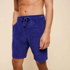 Vilebrequin Unisex Terry Bermuda Solid -Outdoor Beach & Swimwear BOLC3Q02 354 supp5 3920x3920 1