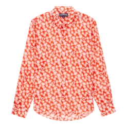 Vilebrequin Unisex Cotton Voile Summer Shirt Attrape Coeur