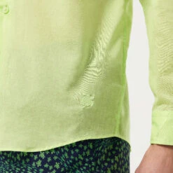 Vilebrequin Unisex Cotton Voile Light Shirt Solid -Outdoor Beach & Swimwear CCAE9V00 417 supp2 3920x3920 1