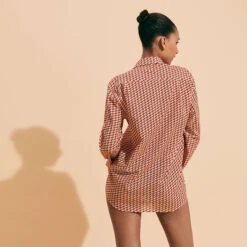 Vilebrequin Unisex Cotton Voile Lightweight Shirt Micro Mouettes -Outdoor Beach & Swimwear CCAH3V40 121 supp5 3920x3920 1