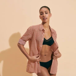 Vilebrequin Unisex Cotton Voile Lightweight Shirt Micro Mouettes -Outdoor Beach & Swimwear CCAH3V40 121 supp6 3920x3920 1