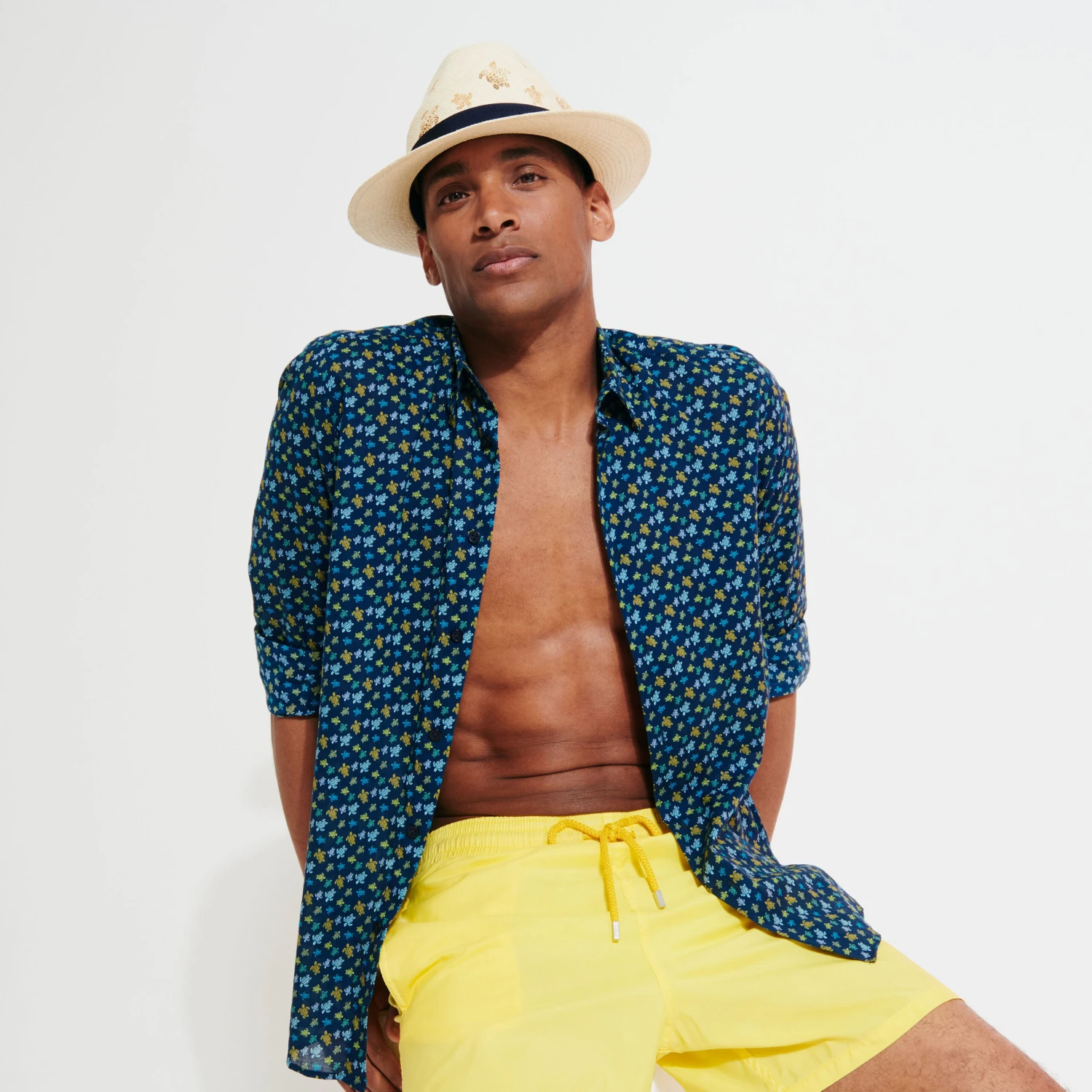 Men Straw Hat Vilebrequin X Borsalino 9 Men Straw Hat Vilebrequin X Borsalino - Image 7