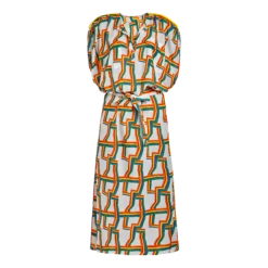 Women Long Cover-up In Cotton Voile Africain - Vilebrequin X JCC+ - Limited Edition