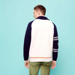Vilebrequin Men Ski Turtle Wool Cardigan -Outdoor Beach & Swimwear CLBC3S51 003 backworn 3920x3920 1
