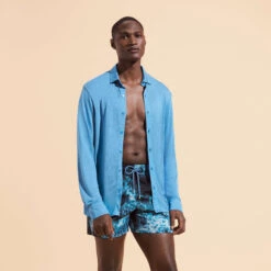 Vilebrequin Jersey Tencel Men Shirt 13 Vilebrequin Jersey Tencel Men Shirt -Outdoor Beach & Swimwear CLDH9R02 366 supp2 3920x3920 1