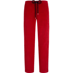 Vilebrequin Men Corduroy Large Lines Jogging Pants Solid