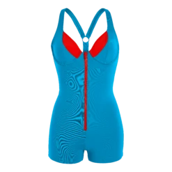 Women Contrasted One Piece Short Swimsuit - Vilebrequin X JCC+ - Limited Edition