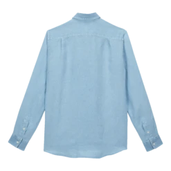Vilebrequin Men Linen Shirt Solid 9 Vilebrequin Men Linen Shirt Solid -Outdoor Beach & Swimwear CRSH3U11 299 back 3920x3920 1