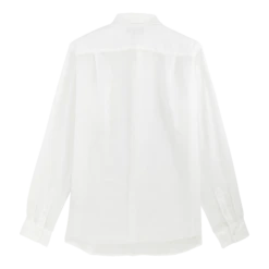 Vilebrequin Men Linen Shirt Solid -Outdoor Beach & Swimwear CRSP601P 010 back 3920x3920 1