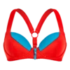 Women Contrasted Bikini Top With Underwires - Vilebrequin X JCC+ - Limited Edition -Outdoor Beach & Swimwear CUTH9K20 216 front 3920x3920 1