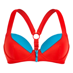 Women Contrasted Bikini Top With Underwires - Vilebrequin X JCC+ - Limited Edition