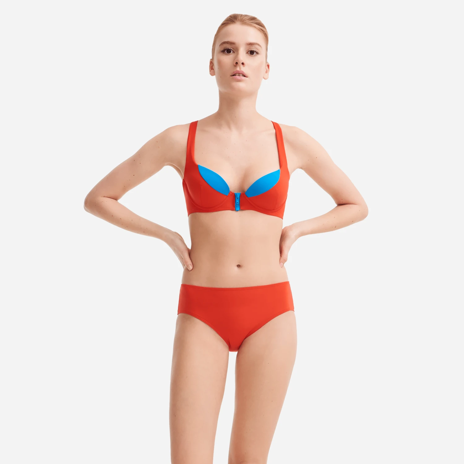 Women Contrasted Bikini Top With Underwires - Vilebrequin X JCC+ - Limited Edition 4 Women Contrasted Bikini Top With Underwires - Vilebrequin X JCC+ - Limited Edition - Image 2