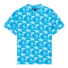 Vilebrequin Men Cotton T-Shirt Clouds -Outdoor Beach & Swimwear EDTC3P06 398 front 3920x3920 1