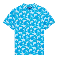 Vilebrequin Men Cotton T-Shirt Clouds