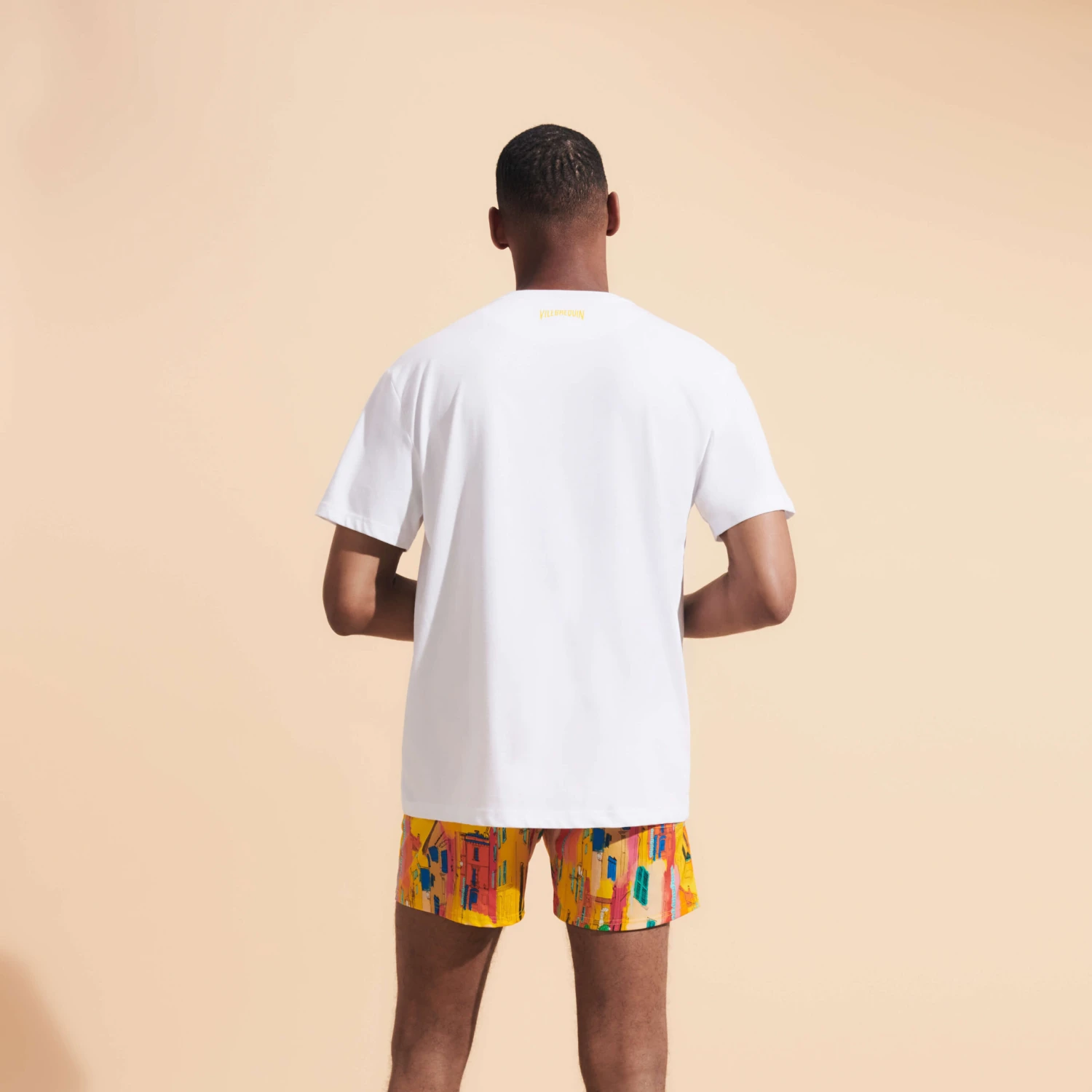 Vilebrequin Men Organic Cotton T-shirt Sunny Streets 6 Vilebrequin Men Organic Cotton T-shirt Sunny Streets - Image 4