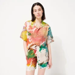 Men Bowling Shirt Linen Gra - Vilebrequin X John M Armleder 23 Men Bowling Shirt Linen Gra - Vilebrequin X John M Armleder -Outdoor Beach & Swimwear ELYH2U11 987 supp6 3920x3920 1