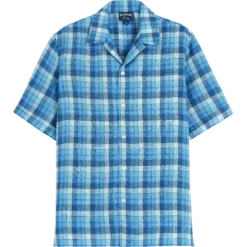 Men Bowling Shirt Checks - Vilebrequin X The Beach Boys