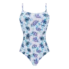 Vilebrequin Women Round Neckline One-Piece Swimsuit Flash Flowers -Outdoor Beach & Swimwear FEIC3H28 354 front 3920x3920 1