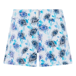 Vilebrequin Women Flatbelt Swim Short Flash Flowers