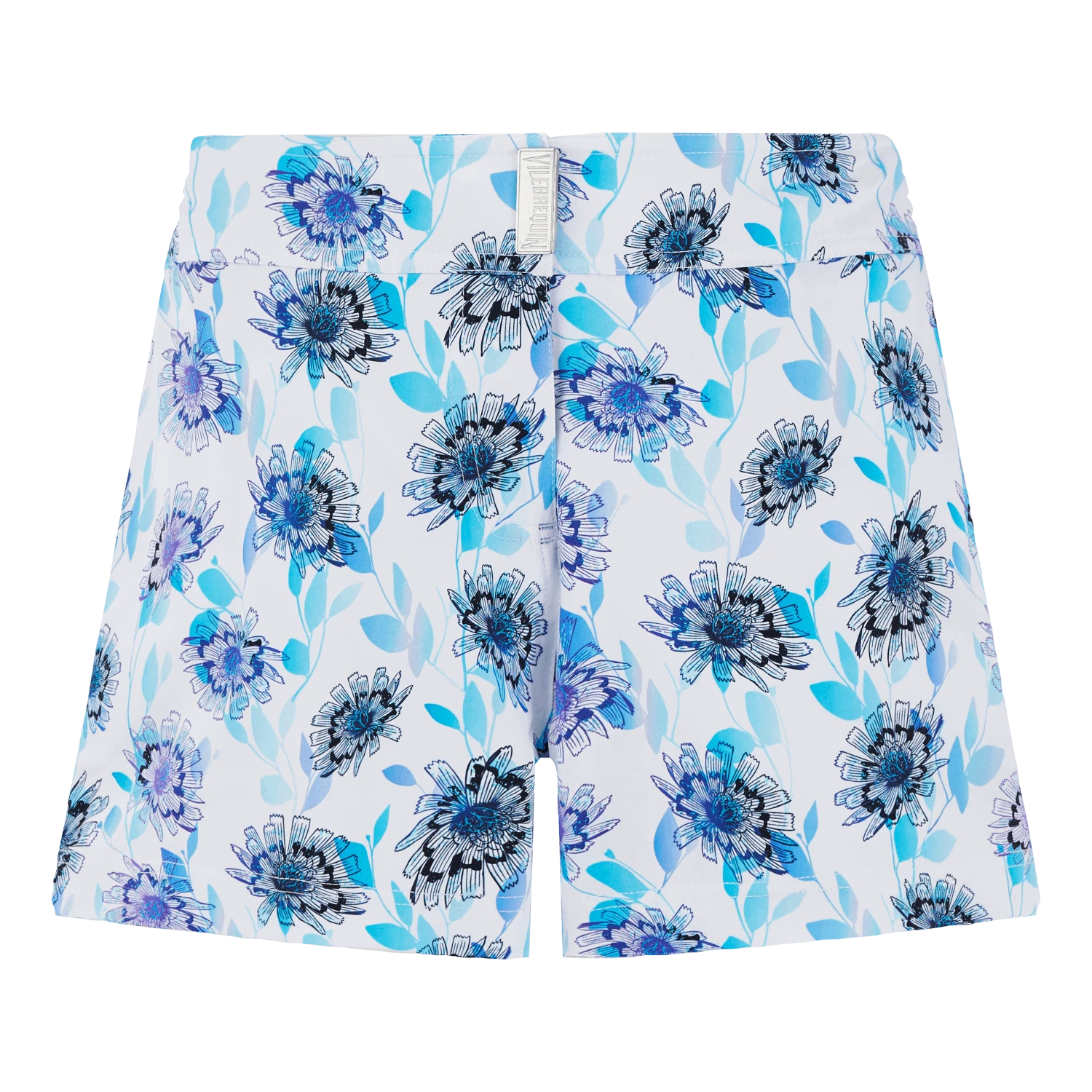 Vilebrequin Women Flatbelt Swim Short Flash Flowers 3 Vilebrequin Women Flatbelt Swim Short Flash Flowers