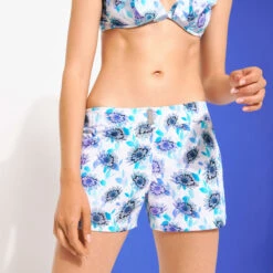 Vilebrequin Women Flatbelt Swim Short Flash Flowers 13 Vilebrequin Women Flatbelt Swim Short Flash Flowers -Outdoor Beach & Swimwear FERC3F28 354 supp1 3920x3920 1