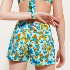 Vilebrequin Women Flatbelt Swimshort Butterflies -Outdoor Beach & Swimwear FERC3F33 333 supp2 3920x3920 1