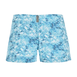 Vilebrequin Women Stretch Beach Short Flowers Tie & Dye