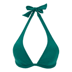 Vilebrequin Women Halter Bikini Top Plumes Jacquard