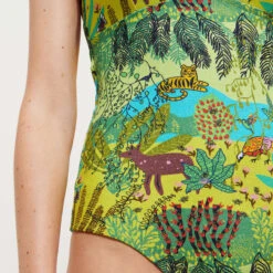 Vilebrequin Women Halter One-Piece Swimsuit Jungle Rousseau -Outdoor Beach & Swimwear FMSC3H03 414 supp3 3920x3920 1