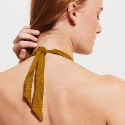 Vilebrequin Women Halter One-Piece Swimsuit Plumes Jacquard -Outdoor Beach & Swimwear FMSH1G48 512 supp2 3920x3920 1