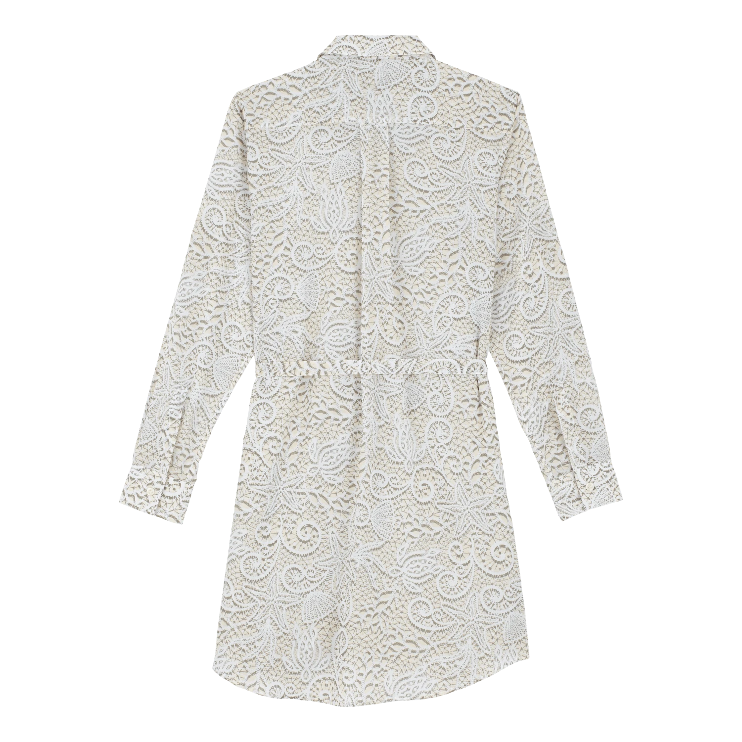 Vilebrequin Women Cotton Voile Shirt Dress Dentelles 4 Vilebrequin Women Cotton Voile Shirt Dress Dentelles - Image 2
