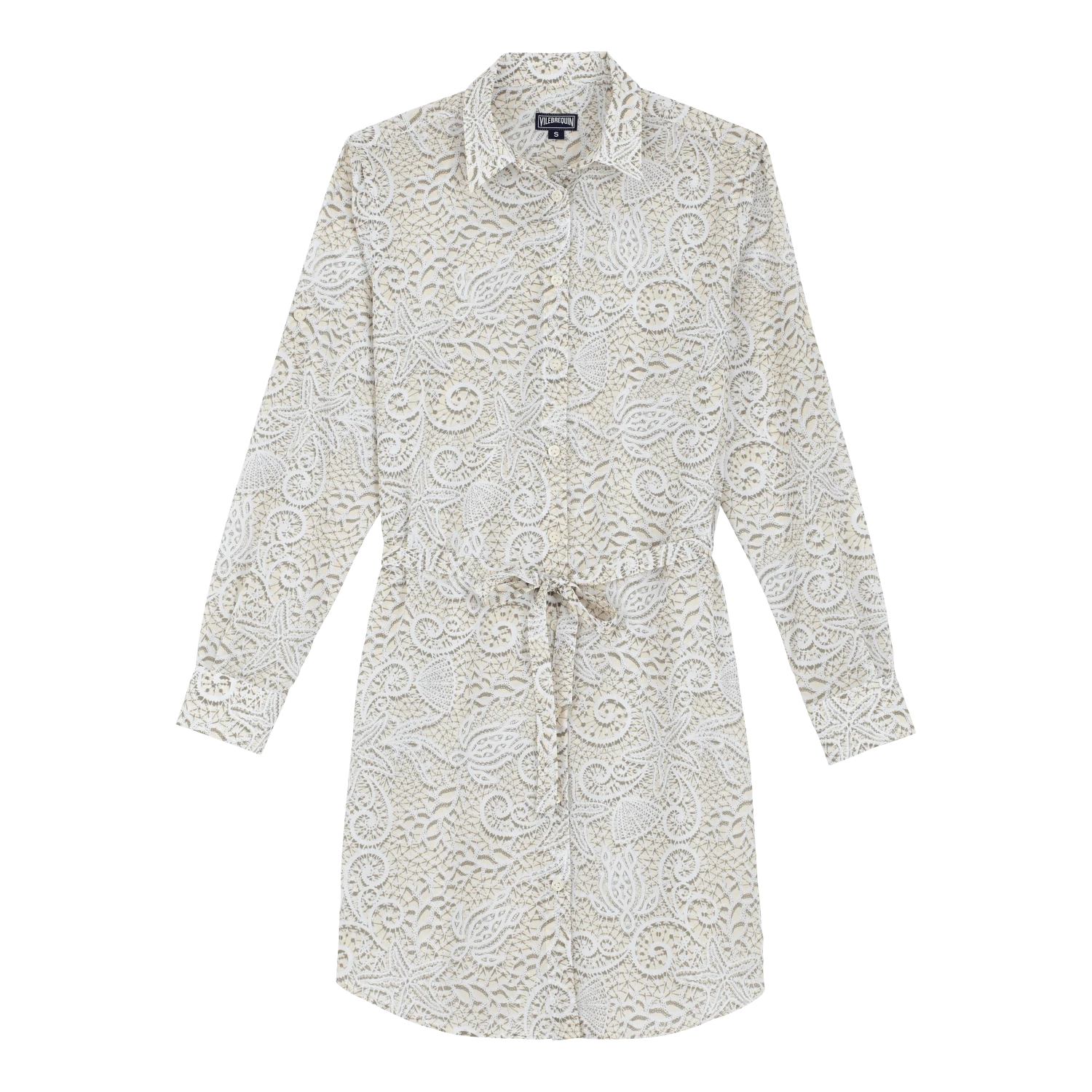 Vilebrequin Women Cotton Voile Shirt Dress Dentelles 3 Vilebrequin Women Cotton Voile Shirt Dress Dentelles