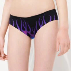 Women Bikini Bottom Hot Rod 360° - Vilebrequin X Sylvie Fleury -Outdoor Beach & Swimwear FRBH2H56 990 frontworn 3920x3920 1