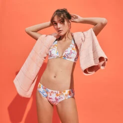 Vilebrequin Women Covering Bikini Bottom Peaceful Trees -Outdoor Beach & Swimwear FRBH3H73 010 supp1 3920x3920 1