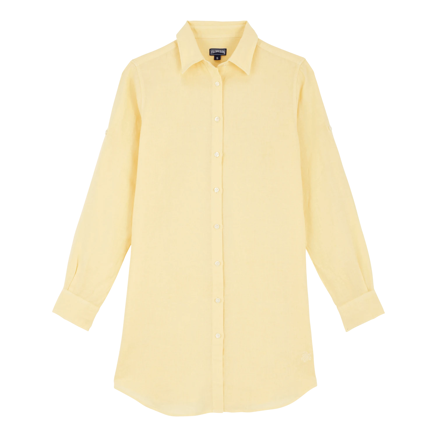 Vilebrequin Women Linen Shirt Dress Solid 3 Vilebrequin Women Linen Shirt Dress Solid