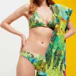 Vilebrequin Women Bikini Bottom Midi Brief Bikini Jungle Rousseau -Outdoor Beach & Swimwear FRIC3H03 414 supp4 3920x3920 1