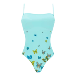 Vilebrequin Women Bustier One-piece Swimsuit Butterflies