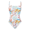 Vilebrequin Women Bustier One-Piece Swimsuit Peaceful Trees -Outdoor Beach & Swimwear FTEH3H73 010 front 3920x3920 1