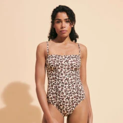 Vilebrequin Women Bustier One-Piece Swimsuit Turtles Leopard -Outdoor Beach & Swimwear FTEU3H05 121 supp1 3920x3920 1