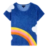 Women Multicolor Clouds T-shirt - Vilebrequin X JCC+ - Limited Edition 1 Women Multicolor Clouds T-shirt - Vilebrequin X JCC+ - Limited Edition -Outdoor Beach & Swimwear FXSH9Q22 314 front 3920x3920 1