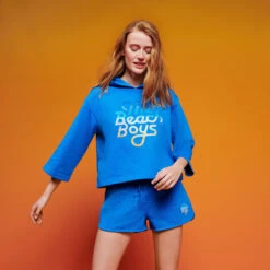 Women Shorty Gradient Embroidered Logo - Vilebrequin X The Beach Boys -Outdoor Beach & Swimwear FYAZ3P10 367 supp1 3920x3920 1