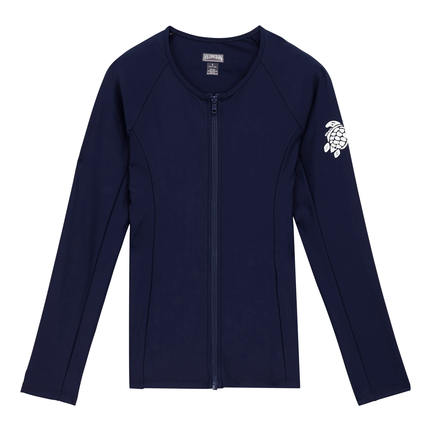 Vilebrequin Women Long Sleeves Zipper Rashguard Solid 3 Vilebrequin Women Long Sleeves Zipper Rashguard Solid