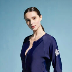 Vilebrequin Women Long Sleeves Zipper Rashguard Solid 11 Vilebrequin Women Long Sleeves Zipper Rashguard Solid -Outdoor Beach & Swimwear FYZU2R35 390 supp1 3920x3920 1